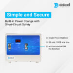 daikcell 7.5 KVA COPPER 50V-300V Mainline Heavy Duty Voltage Stabilizer for Single Phase Home 6000W - 30 Amps Load - DSR045