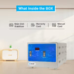 daikcell 15 KVA COPPER 90V-300V Mainline Heavy Duty Voltage Stabilizer For Home 12000W for 3 Phase - DSR039