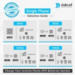daikcell 15 KVA COPPER 150V-450V Mainline Heavy Duty Voltage Stabilizer For Home 12000W for Single Phase - DSR038