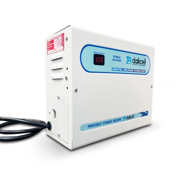 5 KVA 150V-300V Digital Voltage Stabilizer for All Inverter and Non-Inverter AC along with Digital Display & Intelligent Time Delay System - Upto 2.0 Ton AC  - 4000W