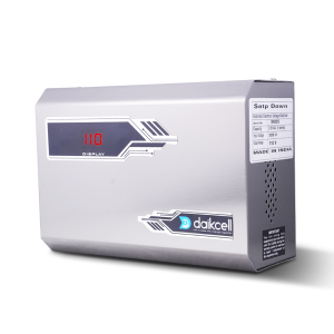 daikcell 500 watt 220v to 110v digital stepdown transformer voltage converter for US appliances in India - 5 Year Replacement Warranty - DSR034 - Silver