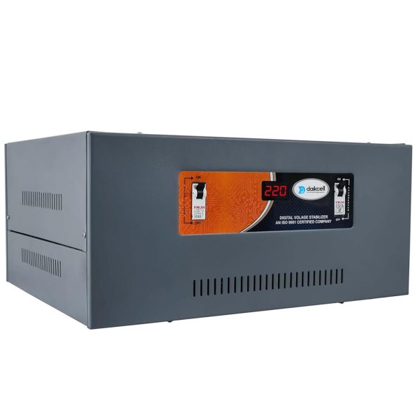 daikcell 20 KVA COPPER 130V-300V Mainline Heavy Duty Voltage Stabilizer For Home 16000W - 80 Amps Load - Single Phase - DSR050